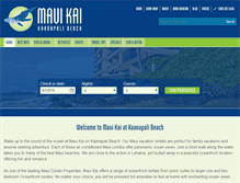 Tablet Screenshot of mauikai.com